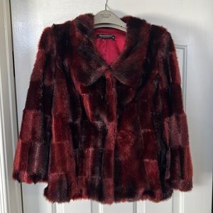Faux fur jacket - looks very real, made in Italy